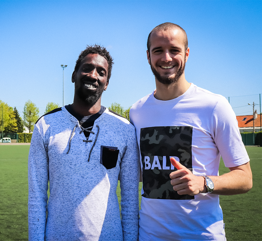 portrait de Mamadou et Victor Lekhal